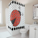 Search for ladybug shower curtains Red