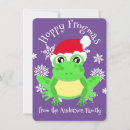 Search for cute frog christmas cards Froggy