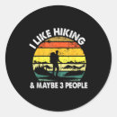 Search for outdoorsy stickers Hiker