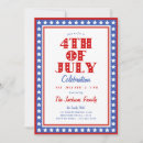 Search for summer 4th of july invitations Patriotic party celebration