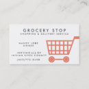 Search for grocery business cards Service