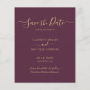 Search for red gold save the dates Typography