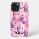 Search for bubble tea iphone cases Pink