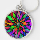 Search for glass mosaic key rings Geometric
