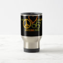 Search for love and peace travel mugs Heart