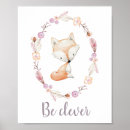 Search for clever posters Fox illustration