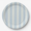 Search for light blue paper plates Striped
