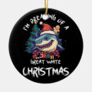 Search for shark christmas tree decorations Santa