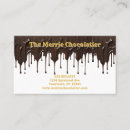 Search for chocolate drip business cards Sweets