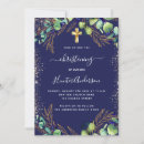 Search for greenery christening invitations Eucalyptus