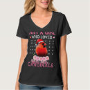 Search for christmas cardinal tshirts Bird