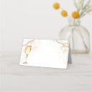 Search for bubbles place cards Gold