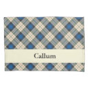 Search for blue plaid pillowcases Scottish