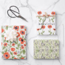 Search for orange poppy wrapping paper Poppies