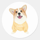 Search for dog cartoon stickers Corgi