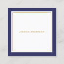 Search for navy blue and gold business cards Classy