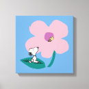 Search for flowers canvas prints Snoopy