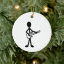 Search for guitarist christmas tree decorations Bass