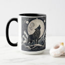 Search for howling wolf mugs Wildlife