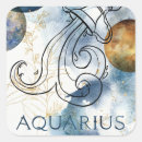 Search for zodiac aquarius square stickers birthday
