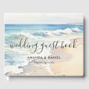 Search for beach wedding guest books Script