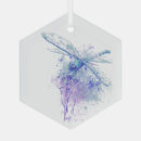 Search for dragonfly christmas tree decorations Watercolor