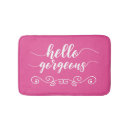 Search for hello gorgeous bath mats Elegant