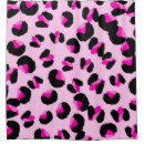 Search for pink leopard shower curtains Black