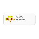 Search for kitchen return address labels Jar