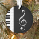 Search for treble christmas tree decorations Piano