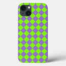 Search for purple diamond pattern iphone cases Green