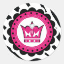 Search for pink zebra birthday party stickers Diamond