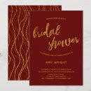 Search for burgundy and gold bridal shower invitations Bride