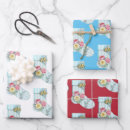 Search for pink and blue christmas wrapping paper Illustration