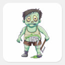 Search for green zombie stickers Monster