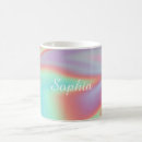 Search for iridescent coffee mugs Holographic
