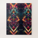 Search for geometric pattern puzzles Colorful