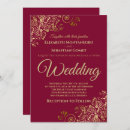 Search for maroon wedding invitations Traditional