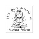 Search for girl reading a bookplates This book belongs to