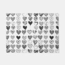 Search for heart doormats Black