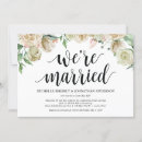 Search for post marriage party invitations We eloped