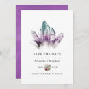Search for watercolor gem invitations Purple