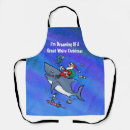 Search for great white shark aprons Cartoon