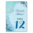 Search for peacock table cards Boho