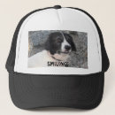 Search for black border hats Dogs