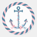 Search for nautical navy rope stickers Anchor