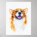 Search for happy dog posters Corgi