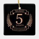 Search for 5th wedding anniversary christmas tree decorations Wood