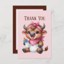 Search for highland cow thank you cards Cute