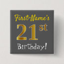 Search for 21st square badges Twenty first birthday